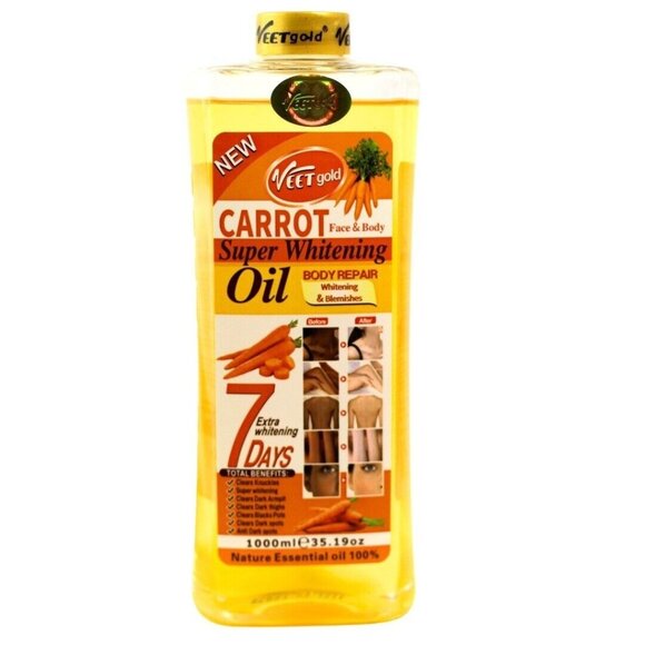 ORIGINAL Veet Gold Carrot Super Body Corrector Oil 1000mlExp 2029 free shippin